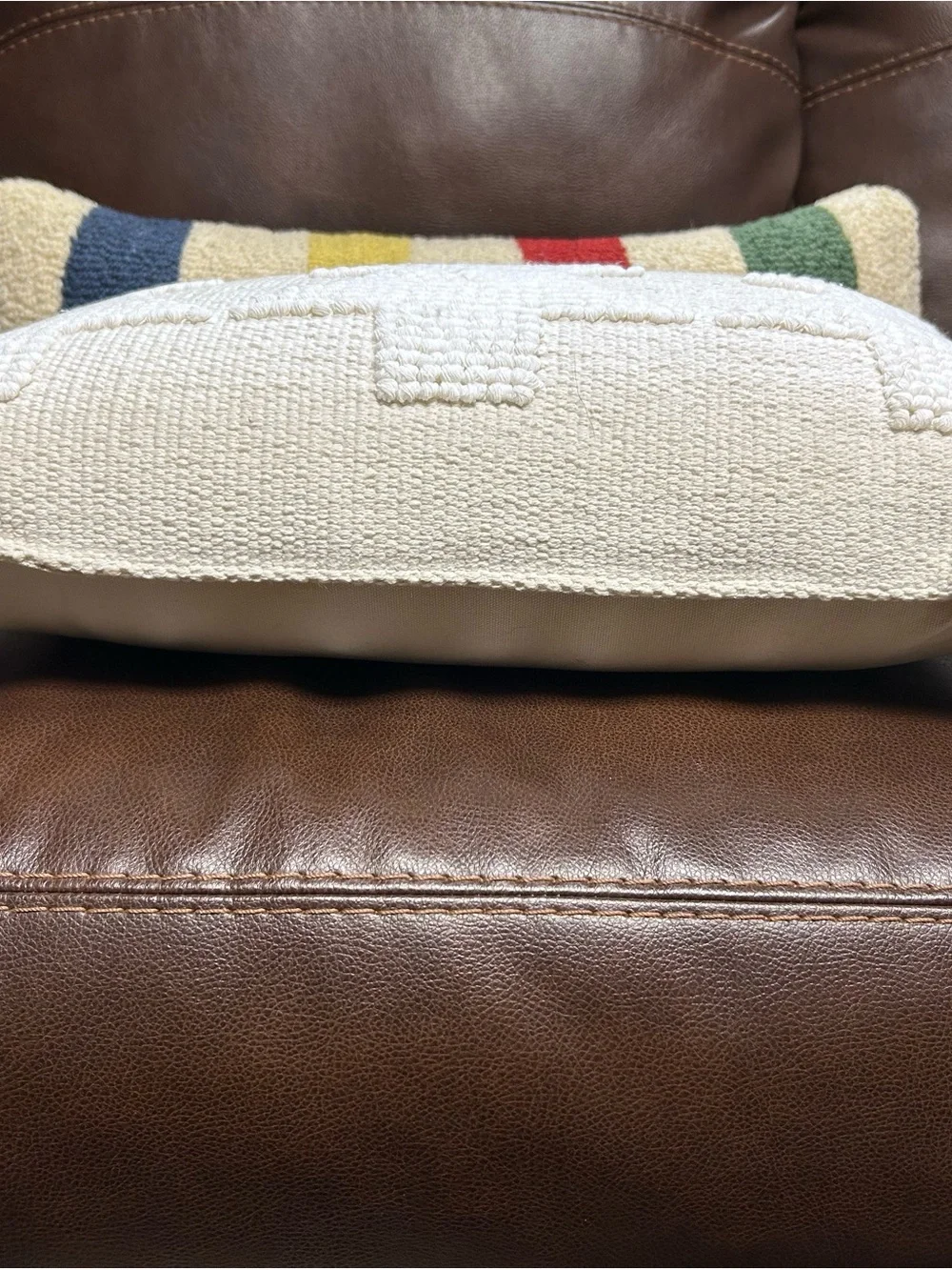 Threshold Neutral Holiday Tree Textured Throw Pillow 18 x 13
